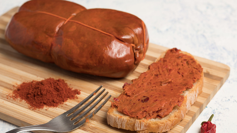 'Nduja salami on board