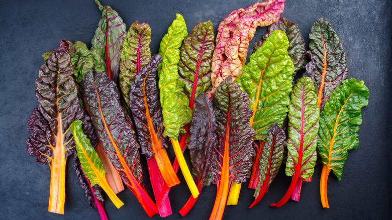 Assorted rainbow chard 