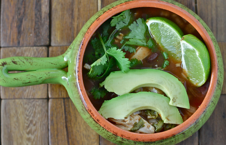 Slow Cooker Sort of Tortilla Soup