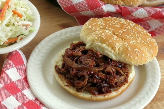 Crock-Pot Pork in Blackberry BBQ Sauce