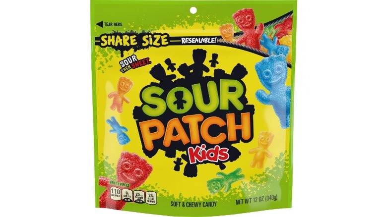 Pouch of sour patch kids