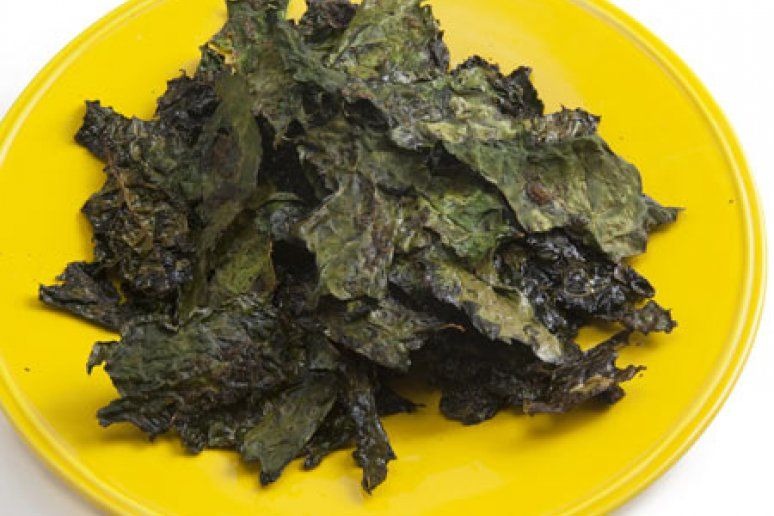 Dark Chocolate-Covered Kale Chips