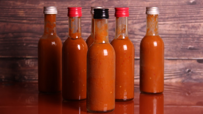 hot sauce bottles