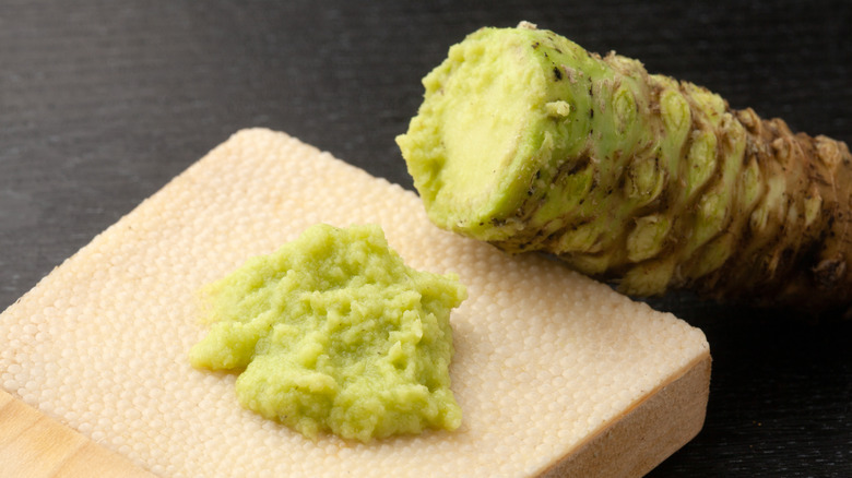 wasabi root and grater
