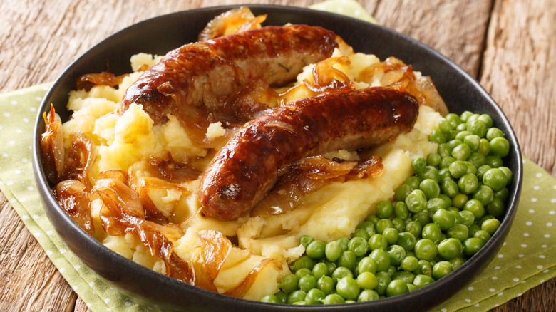 bangers and mash