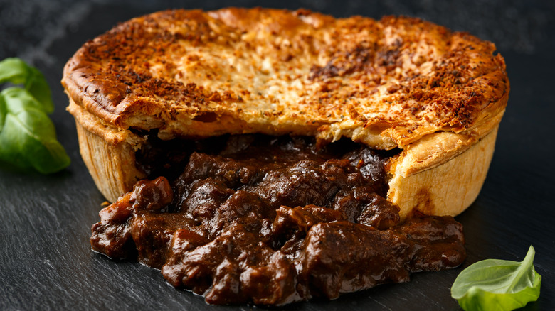 British beef steak pie