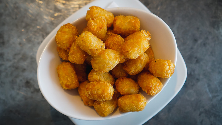 bowl of tater tots