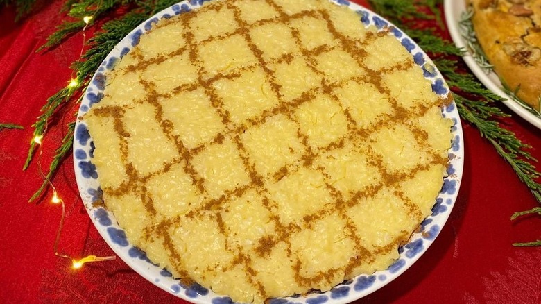 Portuguese holiday arroz doce