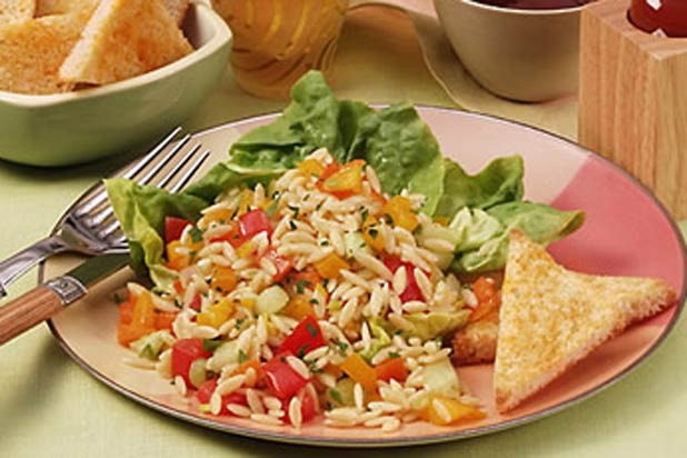 Spicy Gazpacho Pasta Salad