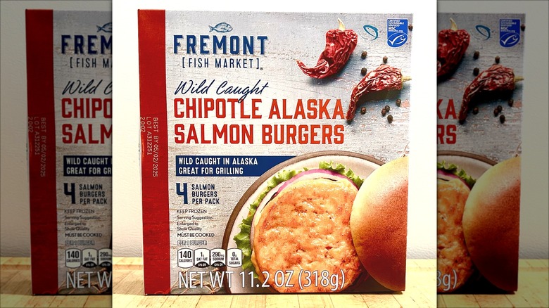 Fremont Fish Market Salmon Burgers