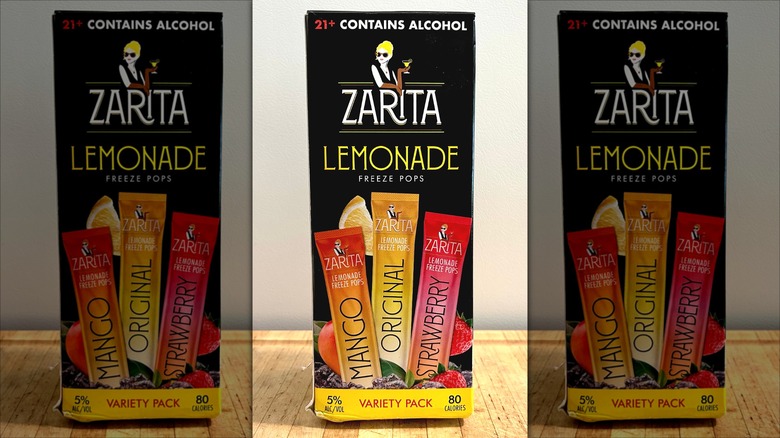 Zarita Lemonade Freeze Pops