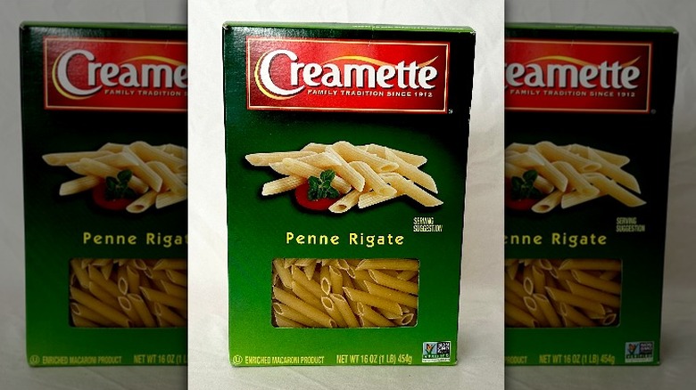 Creamette penne rigate box