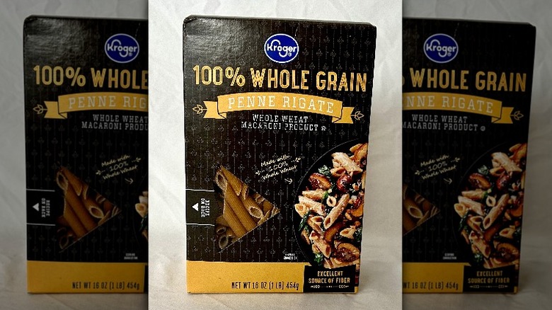 Kroger whole grain penne box