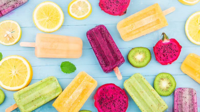 selection of popsicles