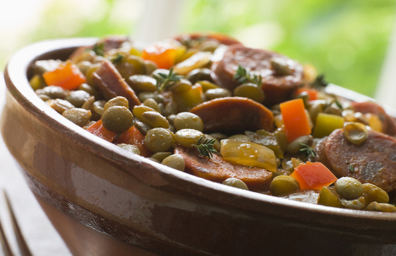 Slow-Cooker Spanish Lentil and Chorizo Stew