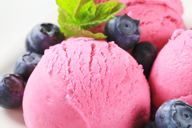 Blueberry Frozen Yogurt