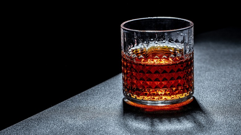 Glass of cognac