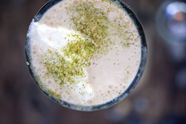 Mezcal, Lime, and Caramel Milkshake