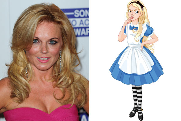 Geri Halliwell's Alice in Wonderland Party