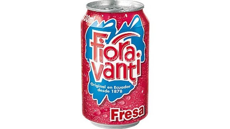 Can of Fioravanti strawberry soda