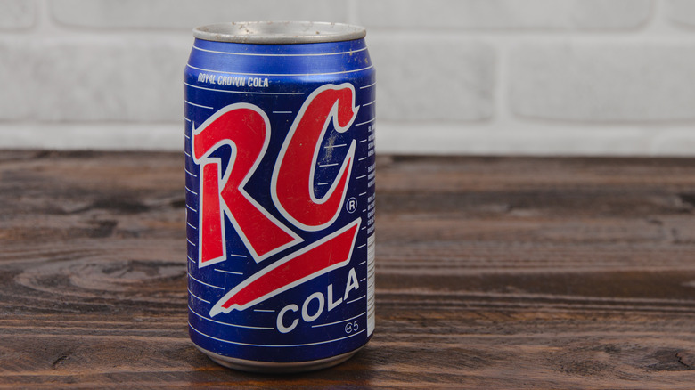 RC Cola can on table