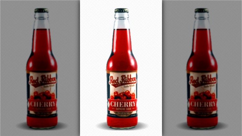 Bottle of Cherry Supreme Soda