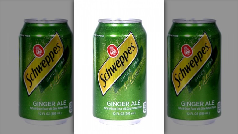 Schweppes ginger ale can