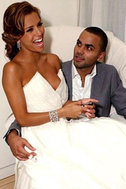 Eva Longoria and Tony Parker