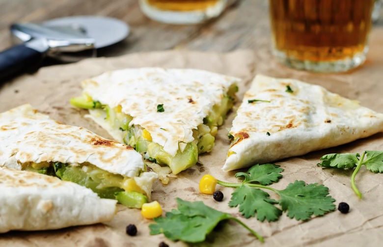 Grilled Cumin-Lime Zucchini Quesadillas