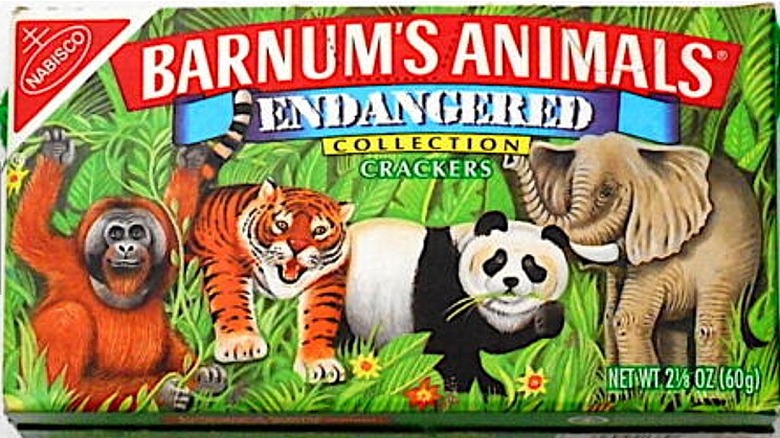 Endangered species animal cracker box