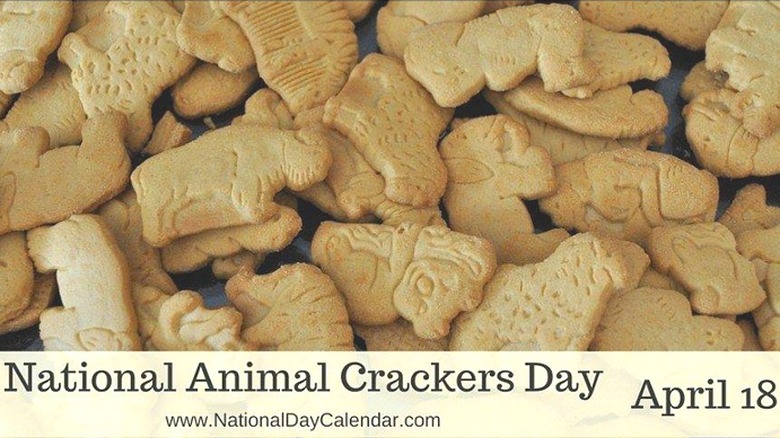 National Animal Cracker Day logo