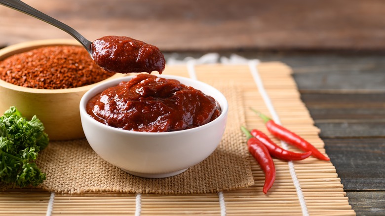 Bowl of gochujang 