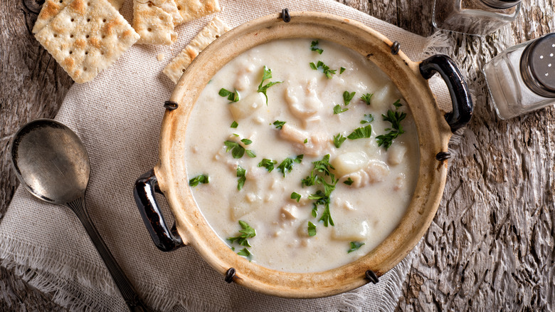 Seafood chowder