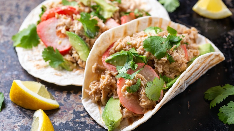 Tacos with canned tuna