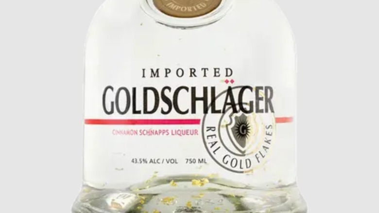 Goldschlager gold flakes 