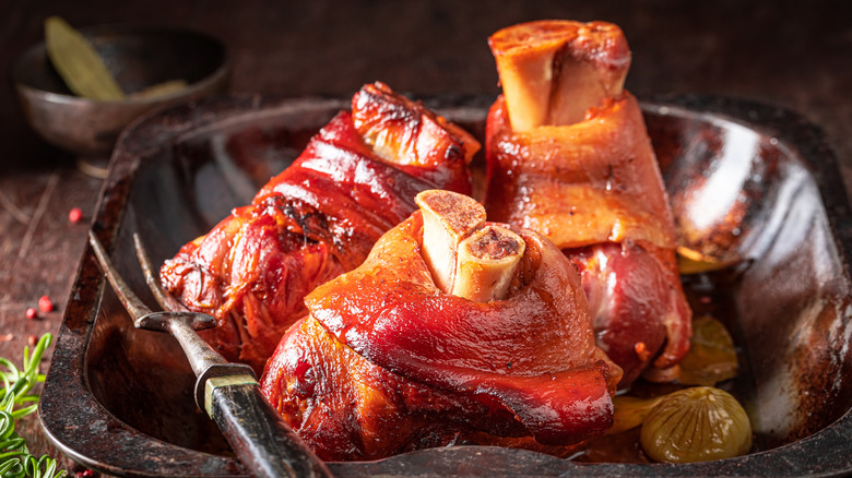 Baked ham hocks