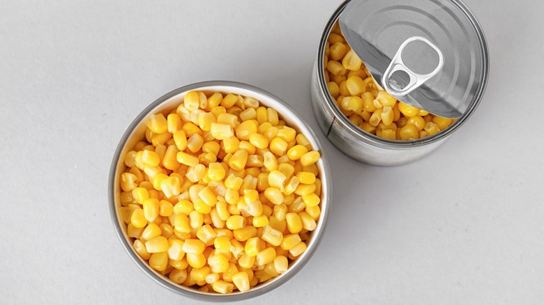 Canned corn