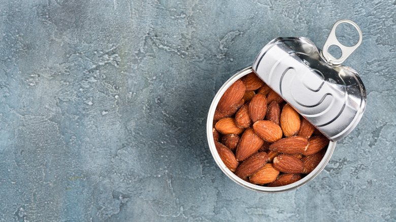 Canned whole almonds