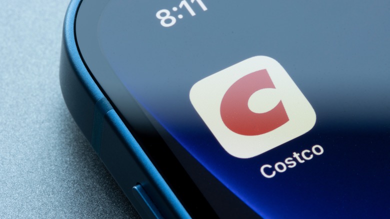 costco app icon on phone