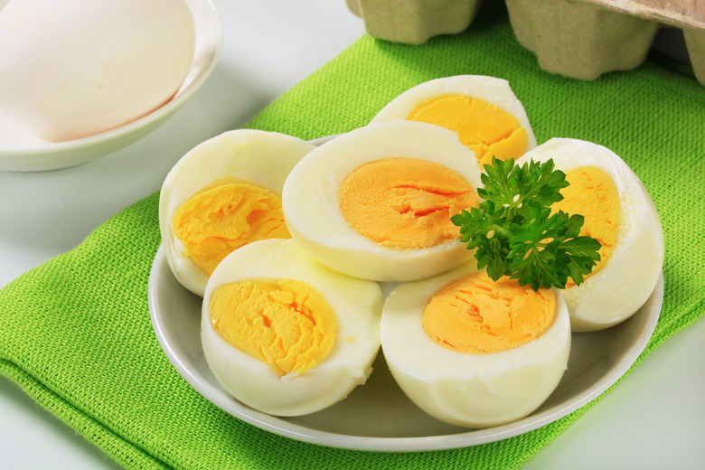 Hard-boiled eggs