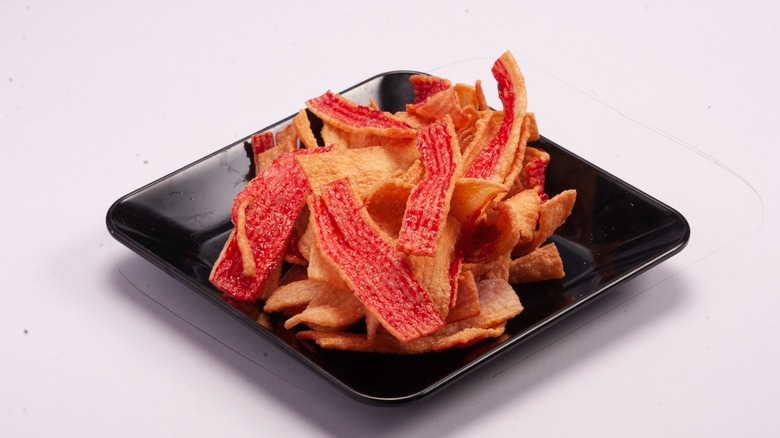 Air fried crab sticks