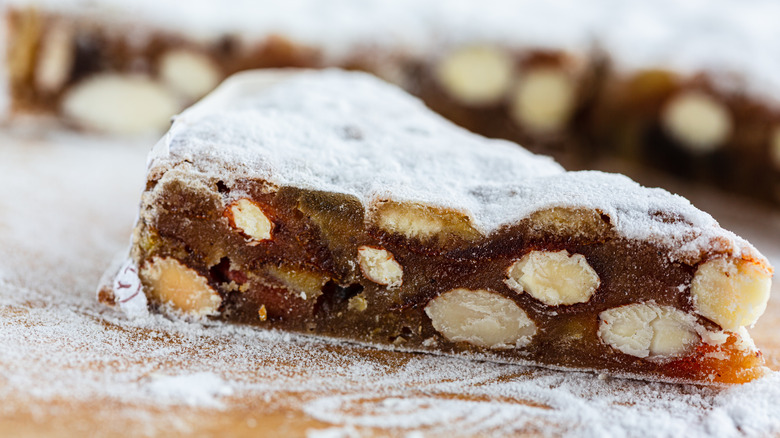 close up of panforte