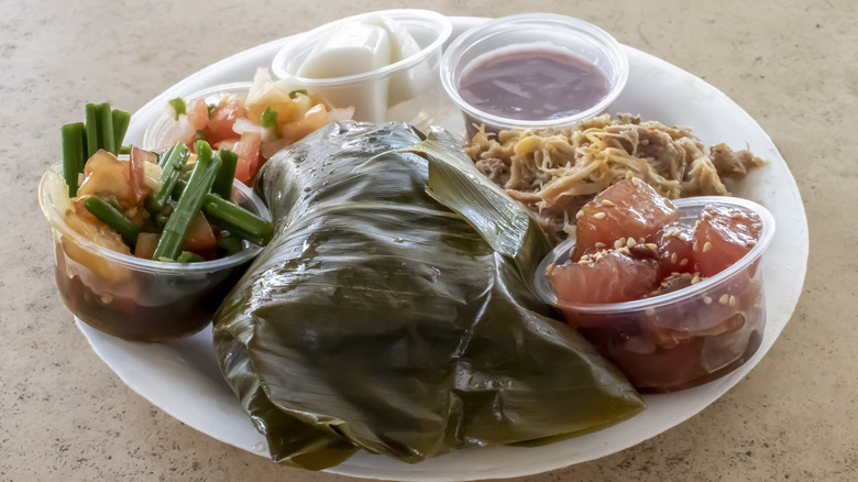 plate lunch with laulau