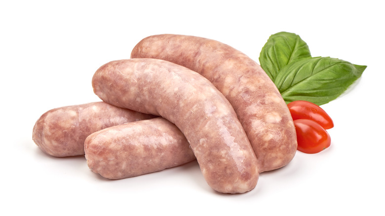 Italian sausages and tomatoes