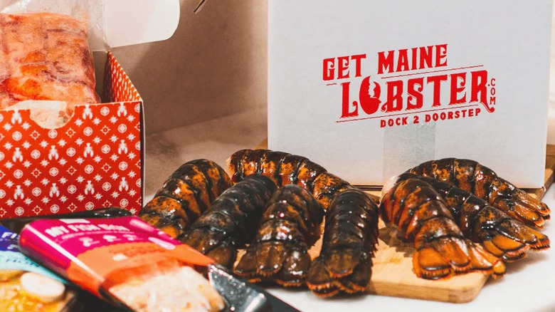 Get Maine Lobster subscription box with lobster tails