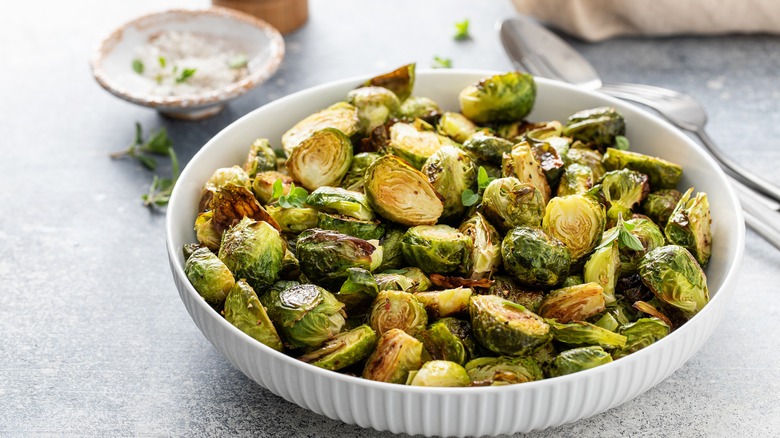 Roasted brussels sprouts