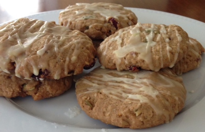 Maple-Glazed Breakfast Cookies With Dried Cranberries and Pepitas