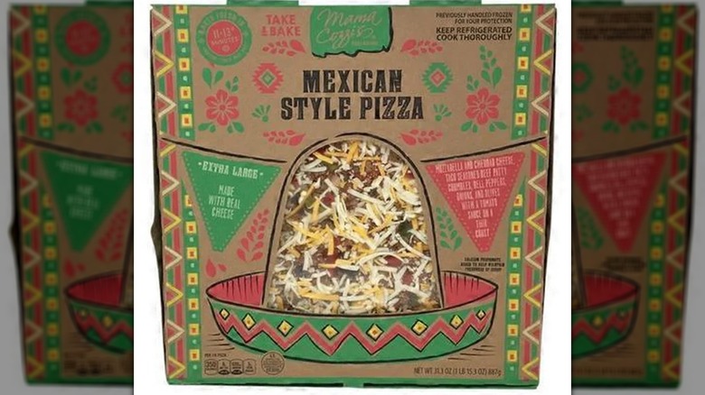 Uncooked Mexican pizza