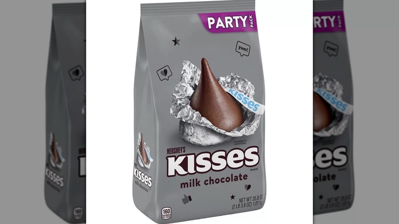 Hershey's Kiss in wrapper