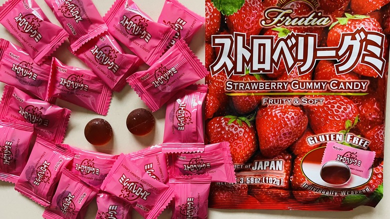 japanese strawberry gummy candy